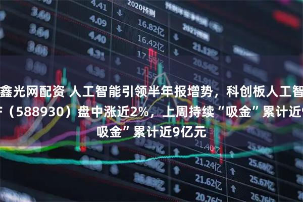鑫光网配资 人工智能引领半年报增势，科创板人工智能ETF（588930）盘中涨近2%，上周持续“吸金”累计近9亿元