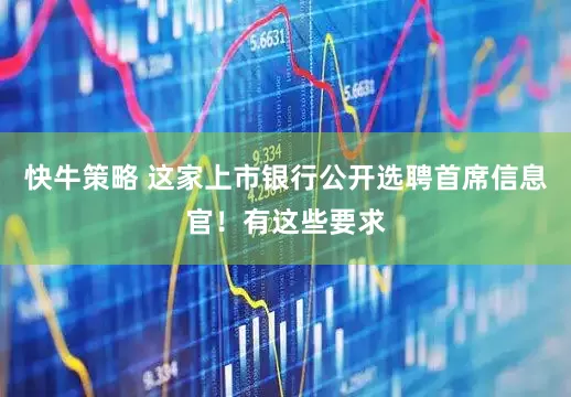 快牛策略 这家上市银行公开选聘首席信息官！有这些要求
